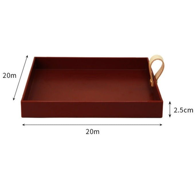 Square Decorative Storage Tray, 20 cm