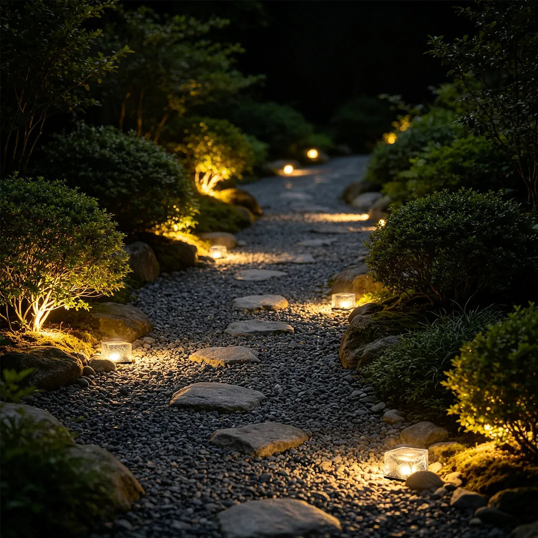 Solar Ice Cube Step Lights, IP65 LED Garden and Path Lighting — product view 5