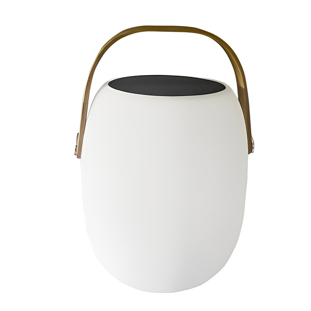 Portable Solar LED Lantern, Warm White Outdoor Light, IP65 — 18.03 cm x 26.92 cm; 21.08 cm x 30.99 cm
