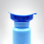 Portable Travel Urinal Bottle with Adapters and Flexible Hose — product view 4