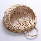 Woven Rattan Wall Planter Basket