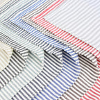 Striped Cotton Linen Dinner Napkins, Set of 12 – product image 6