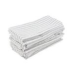 Striped Cotton Linen Dinner Napkins, Set of 12 – product image 7