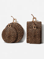Leopard Print Sapele Wood Serving Board