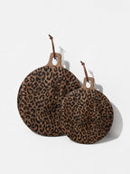 Leopard Print Sapele Wood Serving Board