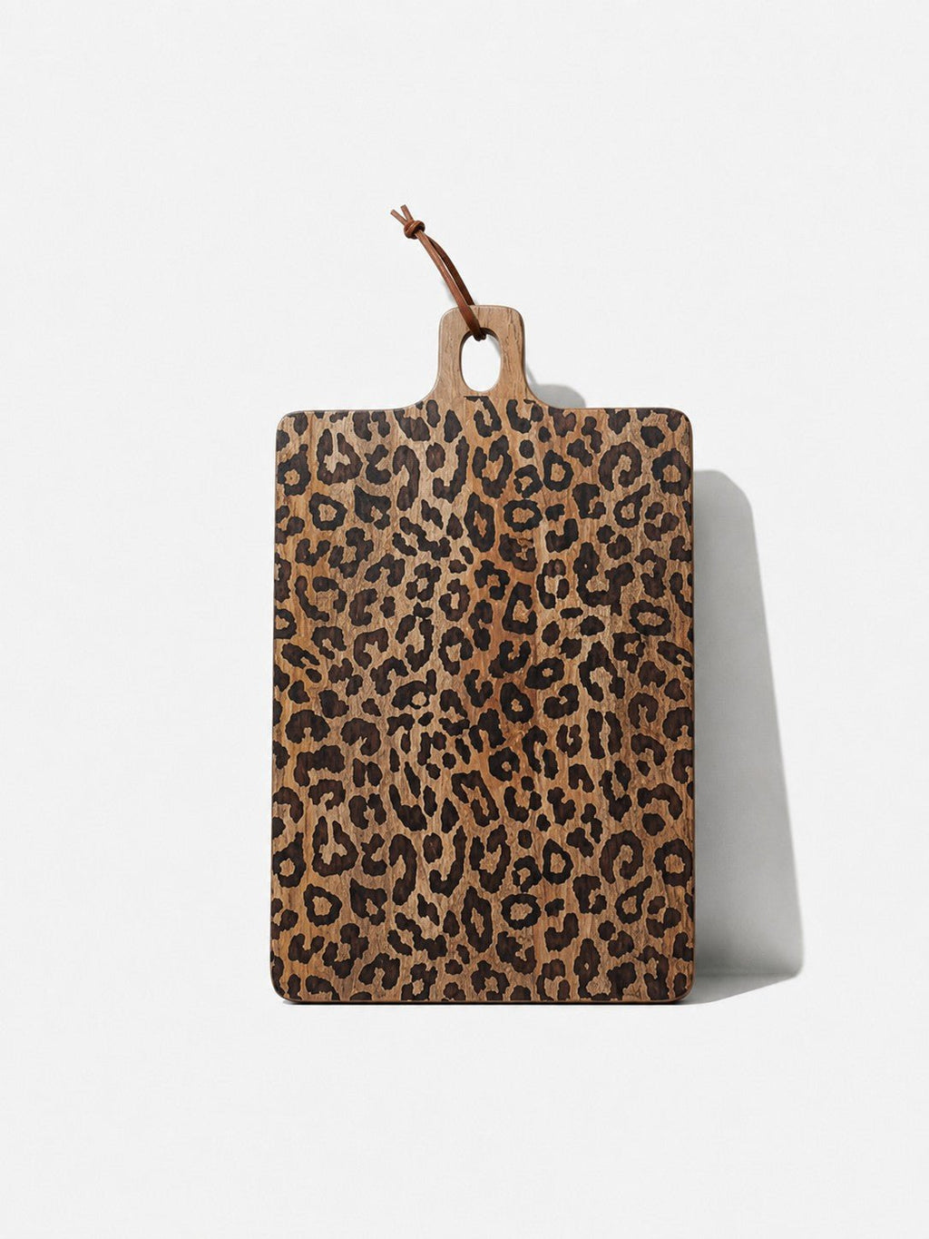 Leopard Print Sapele Wood Serving Board