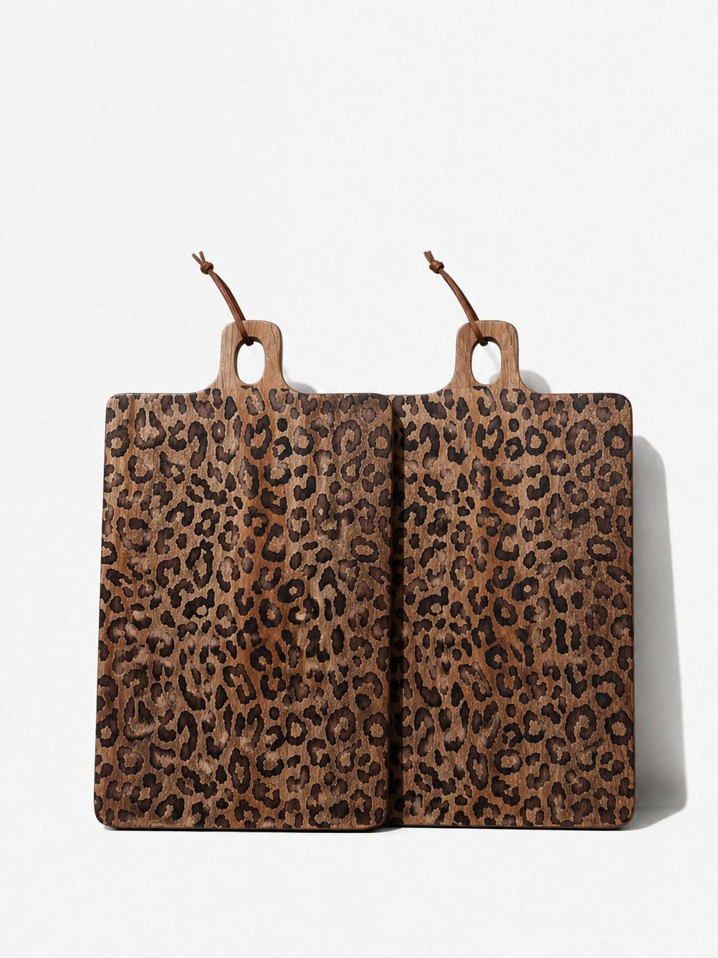 Leopard Print Sapele Wood Serving Board