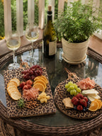 Leopard Print Sapele Wood Serving Board