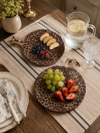 Leopard Print Sapele Wood Serving Board