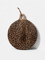 Leopard Print Sapele Wood Serving Board