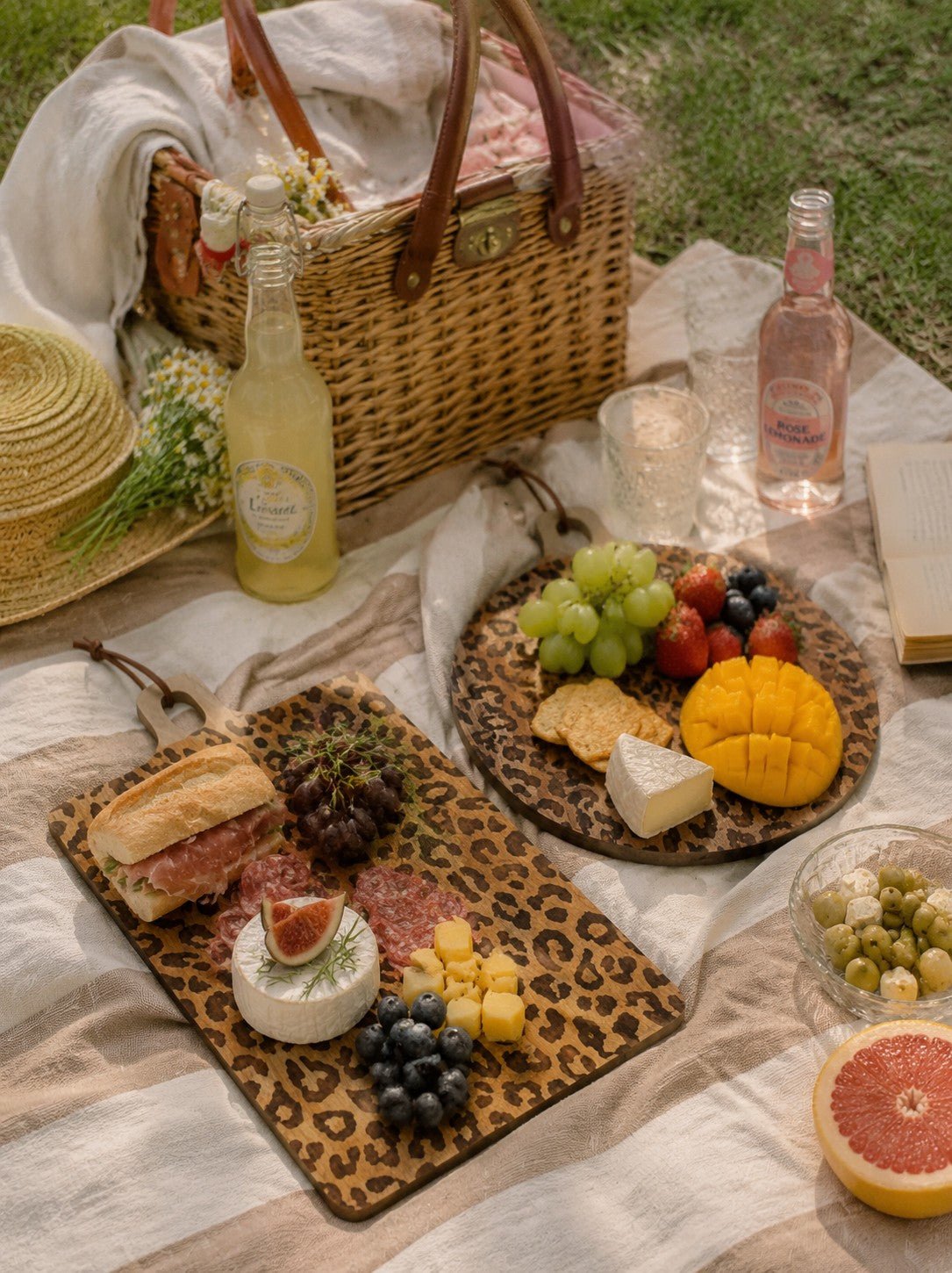 Leopard Print Sapele Wood Serving Board