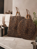 Leopard Print Sapele Wood Serving Board