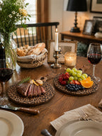 Leopard Print Sapele Wood Serving Board