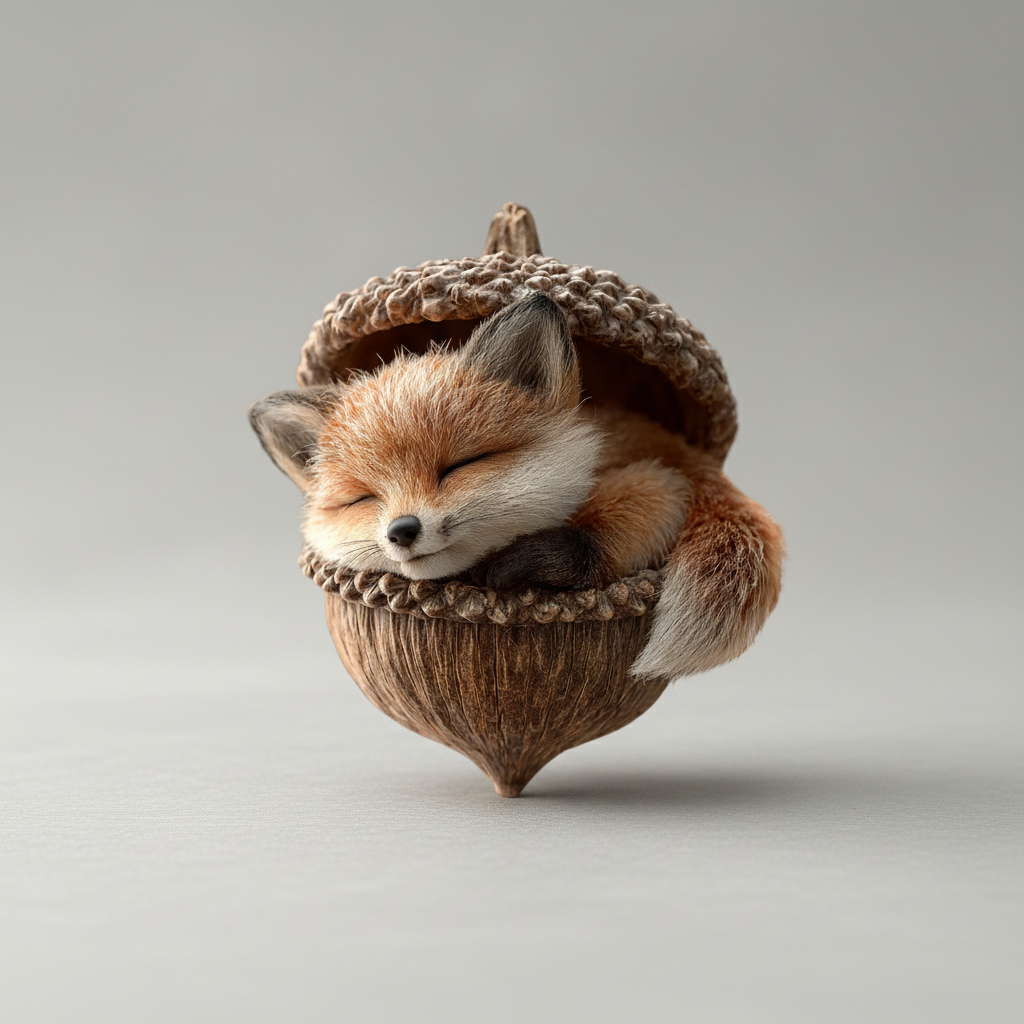 Woodland Animal Plush Christmas Hanging Ornament