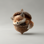 Woodland Animal Plush Christmas Hanging Ornament