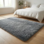 Persian-Style Rectangular Rug with Non-Slip Backing