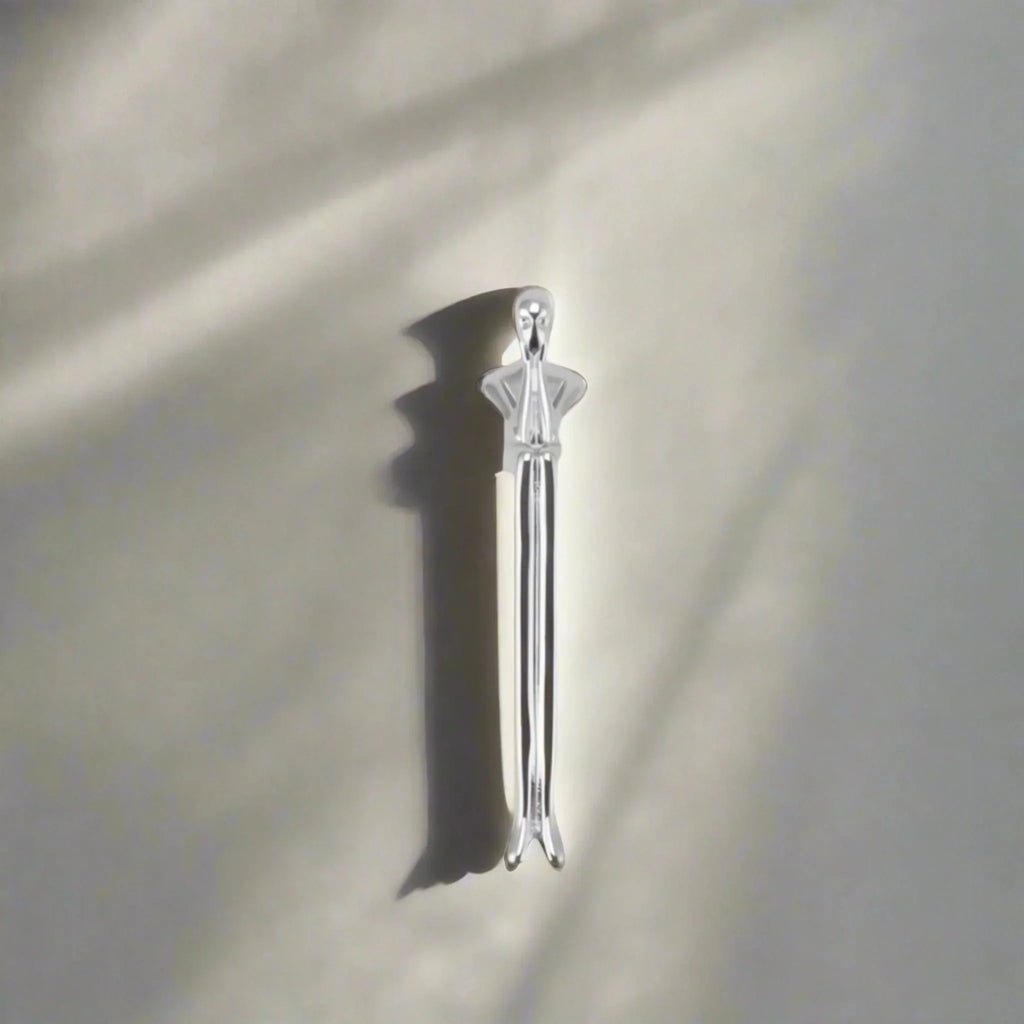 Sculptural Solid Brass Cabinet Handle