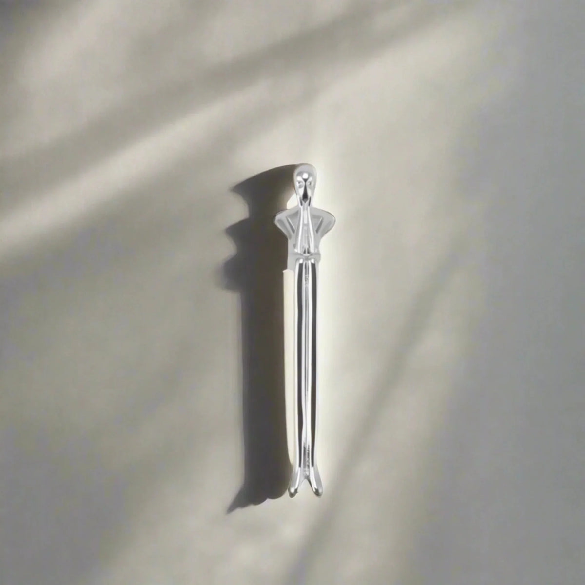 Sculptural Solid Brass Cabinet Handle