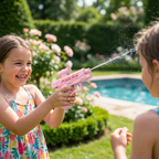 Prank Water Gun Kids Toy Double Sided Splash Shooter