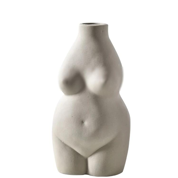 Ceramic Body Form Bud Vase