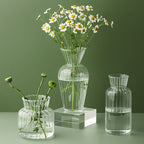 Petal Texture Glass Bud Vase