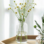 Petal Texture Glass Bud Vase