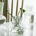 Petal Texture Glass Bud Vase