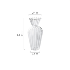 Petal Texture Glass Bud Vase