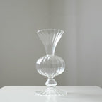 Petal Texture Glass Bud Vase