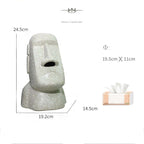 Sculpted Face Resin Tissue Box – product image 6
