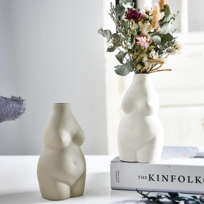 Ceramic Body Form Bud Vase