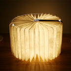 Folding Wooden Book LED Lamp