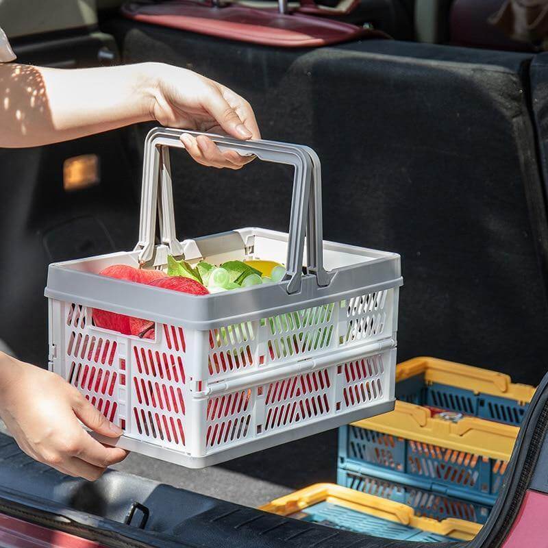 Folding Plastic Storage Basket