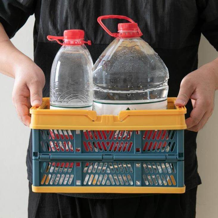 Folding Plastic Storage Basket