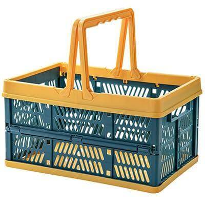 Folding Plastic Storage Basket