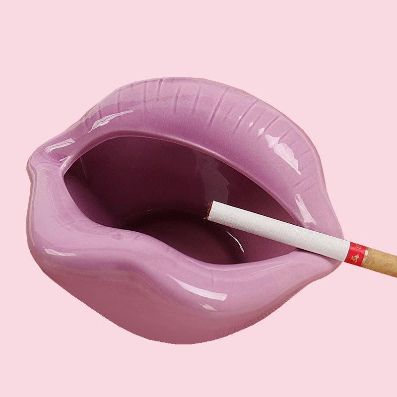 Lips Design Ceramic Plant Pot