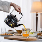 Embossed Stainless Steel Teapot – product image 3