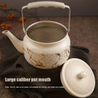 Embossed Stainless Steel Teapot – product image 7