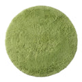 Round Sage Green Shag Rug