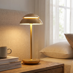 Rechargeable Cordless Table Lamp — Gold