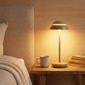 Rechargeable Cordless Table Lamp — Wood