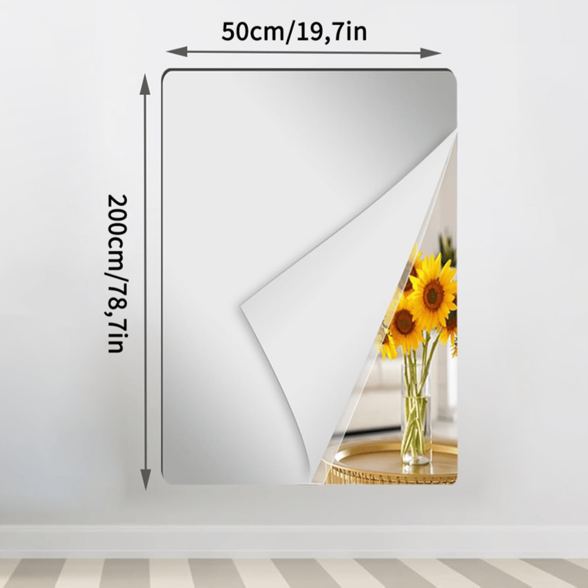 Cut-to-Size Self-Adhesive PET Mirror Film