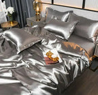 Satin Duvet Cover Set and Matching Pillowcase Options