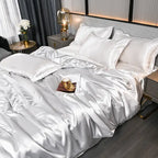 Satin Duvet Cover Set and Matching Pillowcase Options