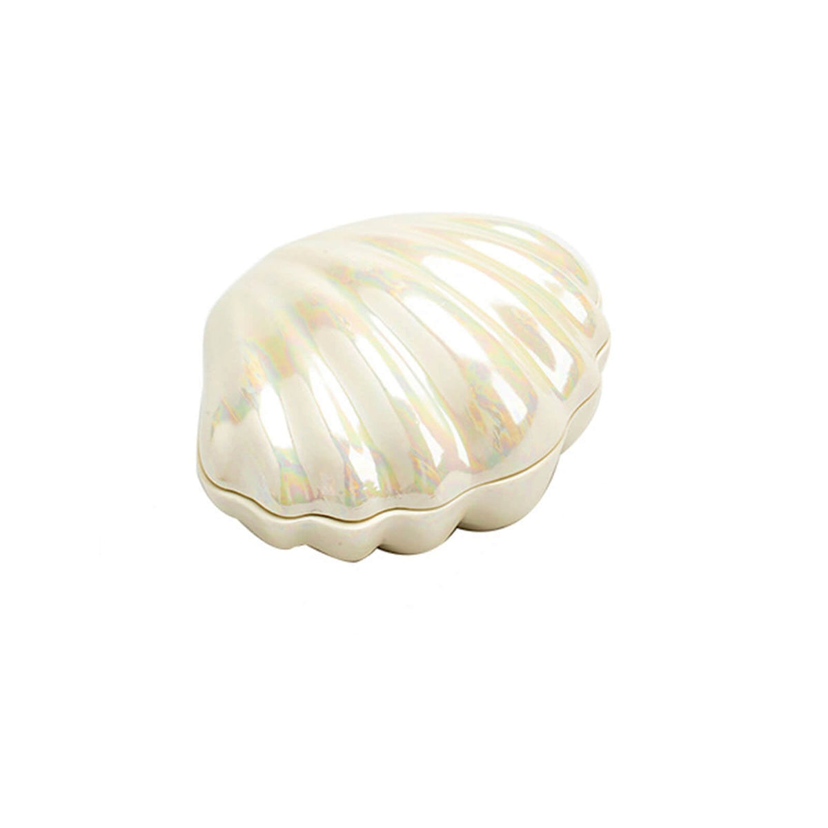 Clam Shell Ceramic Jewellery Box