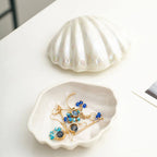 Clam Shell Ceramic Jewellery Box