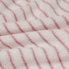 Pink Striped Combed Cotton Bath or Hand Towel