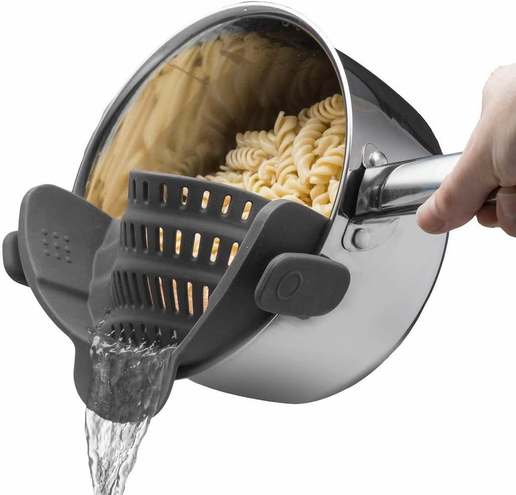 Clip-On Kitchen Strainer for Pots, Pans and Bowls — product view 1
