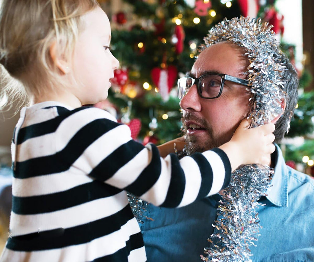 Silver Christmas Tinsel Garland, 10 m