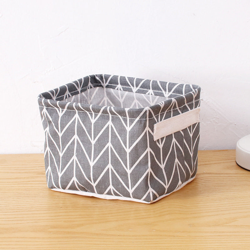 Patterned Canvas Storage Basket – product image 15